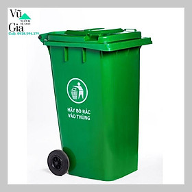 Mua Thùng rác nhựa công cộng 120L  Thùng rác ngoài trời