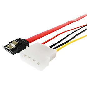 Cáp Sata 7+15 Pin sang 7+4 Pin Molex (40cm) - Hàng Nhập Khẩu