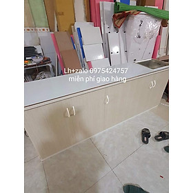 Mua Tủ bếp mini mặt gạch sẵn bồn