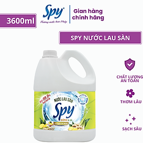 Nước lau sàn SPY hương Gừng Xả 3600 ml tự nhiên, thanh mát, giúp xua đuổi côn trùng hiệu quả