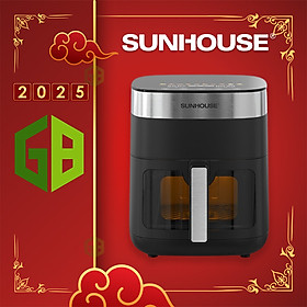 Mua Nồi chiên không dầu 6.5L Sunhouse Mama SHD4092- Gia nhiệt kép - Cảm ứng - Cửa khoang chiên trong suốt  dễ quan sát - Hàng chính hãng