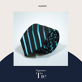 Cà vạt nam cao cấp ANZEDO chất liệu Silk tinh tế sang trọng bản 6 cm