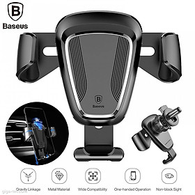 Mua Giá đỡ xe hơi Baseus Gravity Car Mount cao cấp gắn cửa điều hoà - giá đỡ điện thoại trên ô tô - hàng chính hãng