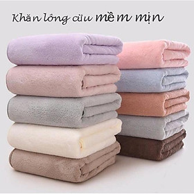 Mua Khăn Tắm Lông Cừu Xuất Hàn Size Lớn 70x140cm - 00257 - ngẫu nhiên