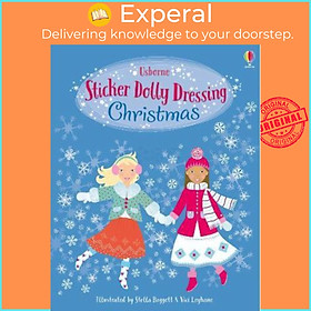 Sách - Sticker Dolly Dressing Christmas by Leonie Pratt (UK edition, paperback)
