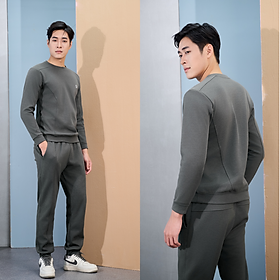 LAROMA Bộ Quần Áo Nỉ Thu Đông Cổ Chui Cho Nam | Basic - Trẻ Trung - Giữ Ấm - Vải Thơm - Kháng Khuẩn - Mềm Mại - Co Dãn