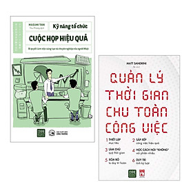 ComboSách Kỹ Năng Làm Việc Hiệu Quả Kỹ Năng Tổ Chức Cuộc Họp Hiệu Quả