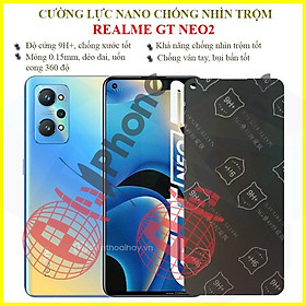 Mua Dán chống nhìn trộm dành cho Realme GT Neo2 (neo 2) - Dán cường lực dẻo nano 9H+