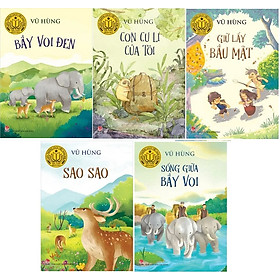 Hình ảnh Sách bộ - Bộ truyện 5 cuốn về thiên nhiên Việt Nam của tác giả Vũ Hùng (Giải thưởng vàng sách Việt Nam 2016)