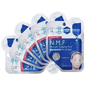 Combo 5 Mặt nạ ngủ cấp nước dưỡng ẩm sâu Mediheal N.M.F Midnight Capping Pack 15ml x5