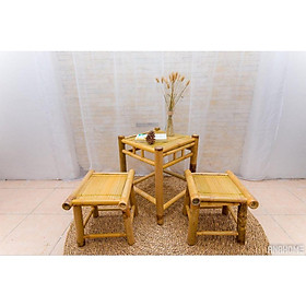 Mua Combo bàn ghế tre HOME MÂY nhỏ gọn đơn giản  phù hợp mọi không gian decor gia đình / ban công