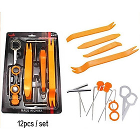 Mua Bộ dụng cụ tháo lắp nội thất 12 món  đồ nhựa cho xe ô tô