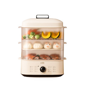 Nồi hấp 3 tầng UNIE UE560,dung tích 18l,công suất 850w,12 tính năng siêu tiện lợn,thiết kế trang nhã cao cấp,dễ vệ sinh- HÀNG CHÍNH HÃNG