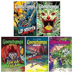 [Download Sách] Combo Goosebumps: Nổi Da Gà: Con Rối Sống Dậy + Lời Nguyền Lăng Mộ + Mặt Nạ Quỷ Ám + Máu Quái + Vùng Đất Kinh Hoàng (Bộ 5 Cuốn)