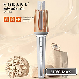Máy uốn tóc ion âm tự động SOKANY SK-15065, xoay 2 chiều, ion âm bảo vệ tóc bóng mượt, 5 chế độ nhiệt, làm nóng 40s -HÀNG CHÍNH HÃNG - DELIYA