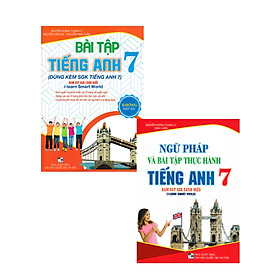 	Combo 2 Cuốn: Bài Tập Tiếng Anh Lớp 7 - Không Đáp Án + Ngữ Pháp Và Bài Tập Thực Hành Tiếng Anh 7 (Bám Sát SGK Cánh Diều I-Learn Smart World) _HA