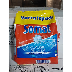 Combo 2 bịch bột Rửa Ly - Bát Somat 1,2 Kg - Đức