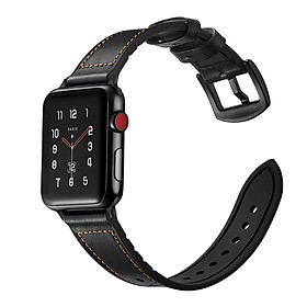 Dây Da dành cho Apple Watch Hybrid Chống Nước Size 42/44mm