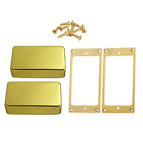 Golden Guitar Humbucker Pickup Frame with Sealed Pickup Covers Screws for ST SQ