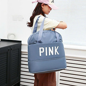 Túi Xách Du Lịch Cỡ Lớn 2 Tầng PINK, Túi Đa Năng Nam Nữ Sang Chảnh, Size To Đựng Nhiều Đồ - HÀNG CHÍNH HÃNG MINIIN