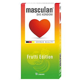 Bao Cao Su Masculan Das Kondom Frutti Edition 10 Cái Hộp