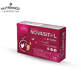 Viên uống Nutramed Novasitol Forte hỗ trợ cho phụ nữ hiếm muộn do PCOS, suy buồng trứng - 1 hộp x 30V