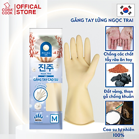 Mua Găng Tay Cao Su Tay Lửng Ngọc Trai Size M