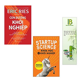 Combo 2 Cuốn Sách Khởi Nghiệp: Con Đường Khởi Nghiệp + Startup Science - Khoa Học Về Khởi Nghiệp (Tặng Kèm Bookmark Bamboo Books)