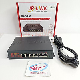 Bộ chia mạng Switch IP-LINK 04 cổng IPL-04POE