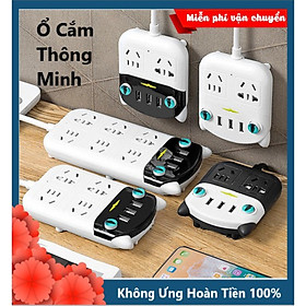 Ổ Cắm Điện Thông Minh XSmart Đa Tính Năng Chống Giật Hàng Siêu Cao Cấp,  Chống Cháy Nổ Chịu Được Công Suất Cao, Chính Hãng