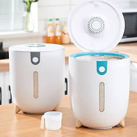 Mua  Hàng Chính Hãng  Thùng Đựng Gạo và Hạt Ngũ Cốc Loại Tốt (Tặng kèm bộ 10 đôi đũa ăn cao cấp)
