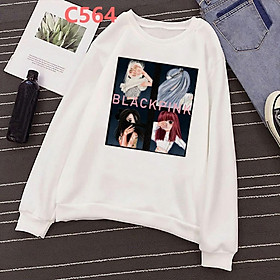 Áo nỉ thu đông Blackpink thời trang Hàn Quốc
