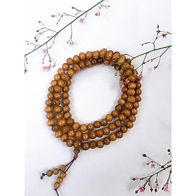 Vòng tay/Chuỗi tràng 108 hạt gỗ Bách Xanh - Tài Lộc- Bình An ( Mian .vn)