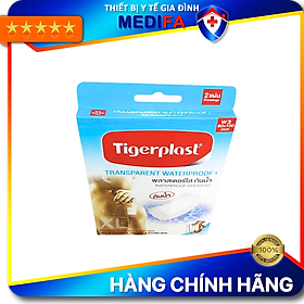 Băng dán cá nhân Tigerplast Waterproof Plaster, trong suốt
