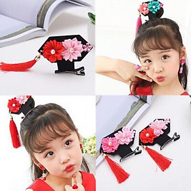 Tóc búi Hoàn Châu công chúa️ cho bé