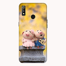 Ốp lưng điện thoại Realme 3 hình Heo Con Hạnh Phúc - Hàng chính hãng