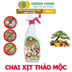 Mua Chế Phẩm Sinh Học OAU 6.3EW GreenHome  Chai 500Ml  Thảo Mộc  Đặc Trị Rệp  Rầy  Bọ Trĩ Cho Cây Và Hoa