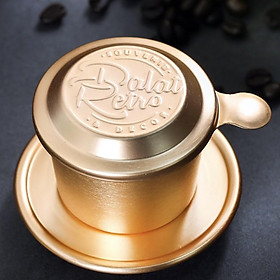 Mua Phin cà phê  bộ  mẫu nhôm anode xước  màu rose gold