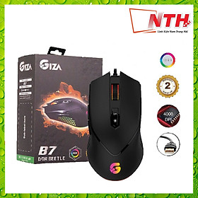 Chuột Giza B7 Gaming (4000 DPI) - NTH - Hàng Nhập Khẩu