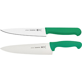 Bộ 2 Dao Bếp Cán Kháng Khuẩn Tramontina Prof 21cm - 20cm