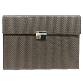 Sổ Bìa Da Memo Randum 16x23cm - Nâu Đậm