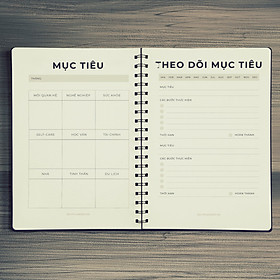 Sổ tay planner xây dựng thói quen, phát triển bản thân "Độ tâm" – quyển 2/4 trong bộ sổ “Tỉnh thức” bởi Self-Planner- Giao Mẫu Ngẫu Nhiên