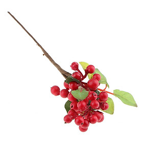 4x Artificial Flower Fake Berries BranchesFor Wedding Home Party Photo Props