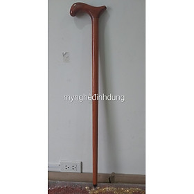 Gậy batong hỗ trợ đi lại dành cho người già bằng gỗ hương đá kt 90×12×3.2cm 