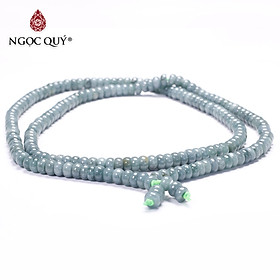 Chuỗi cổ đá aquamarine 68cm mệnh thủy, mộc - Ngọc Quý Gemstones