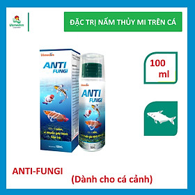 Vemedim Anti-fungi cá đặc trị nấm thủy mi, nhiễm khuẩn mang, nấm trong môi trường ao nuôi, chai 100ml