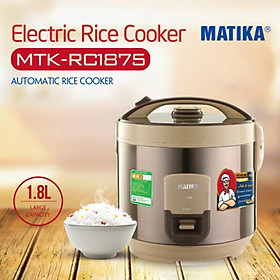 Mua NỒI CƠM ĐIỆN MATIKA MTK-RC1875 DUNG TÍCH 1 8L - HÀNG CHÍNH HÃNG