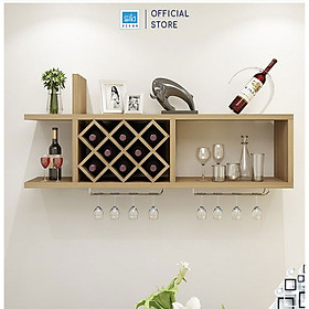 Mua Kệ Rượu Treo Tường Đơn Giản Mà Đẹp SIB DECOR
