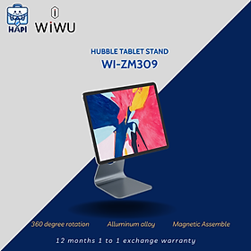 Giá đỡ máy tính bảng hàng chính hãng WiWU Hubble Tablet Stand Wi-ZM309: Điều chỉnh 360 độ, hợp kim siêu bền, chắc chắn, dùng cho iPad 11-12.9 inch