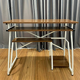 Mua Bàn học sinh cấp 1 có khay đựng máy tính BAN04 dài 91cm x rộng 43cm x cao 73cm